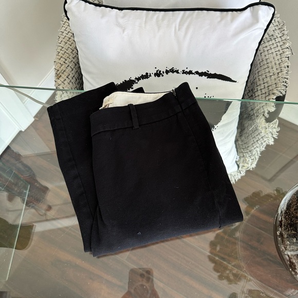 J Crew side zip CROP Cameron pant, black, size 8 - Picture 7 of 7